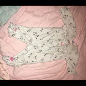 Fleece footsie pjs